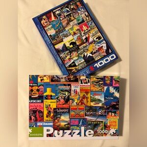 Vintage Travel & Exotic Destinations Puzzles 2/1000pcs